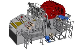 Wheel Sand Washing Machine