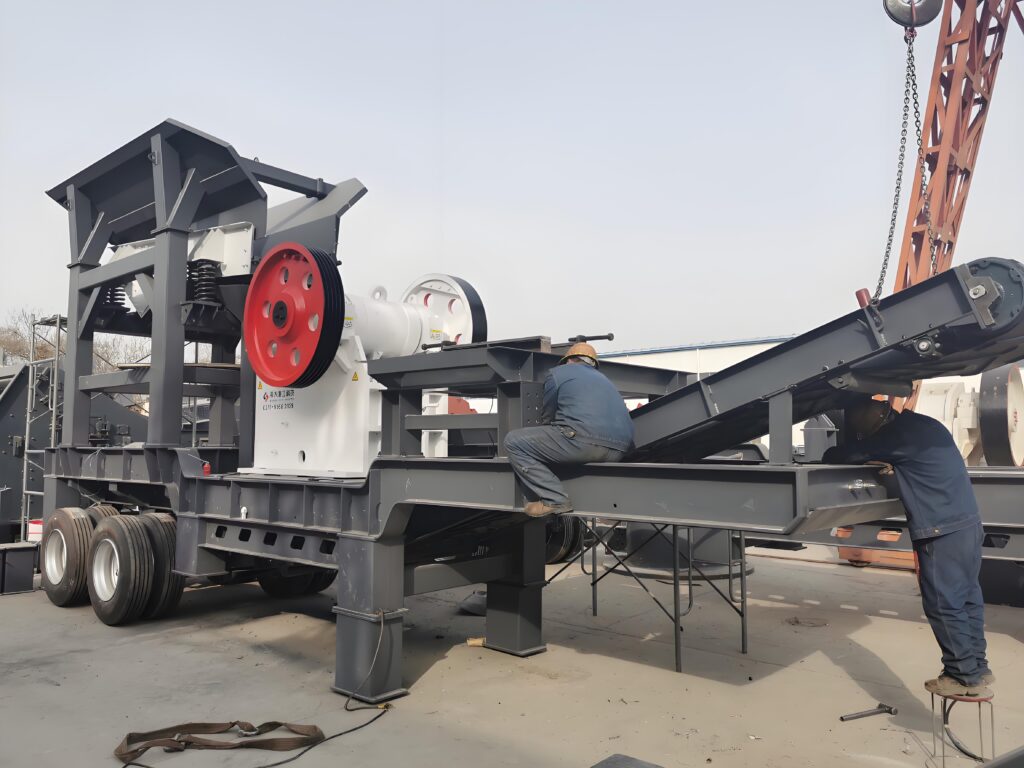 Heavy-Duty Tyre Mobile Crushing Plant
