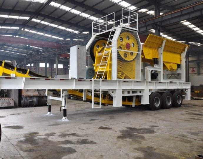 Heavy-Duty Tyre Mobile Crushing Plant