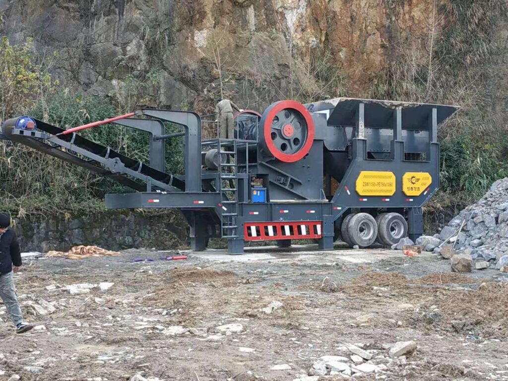 Mounted Mobile Crusher Station